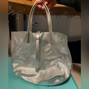 Tiffany & Co. mini silver tote